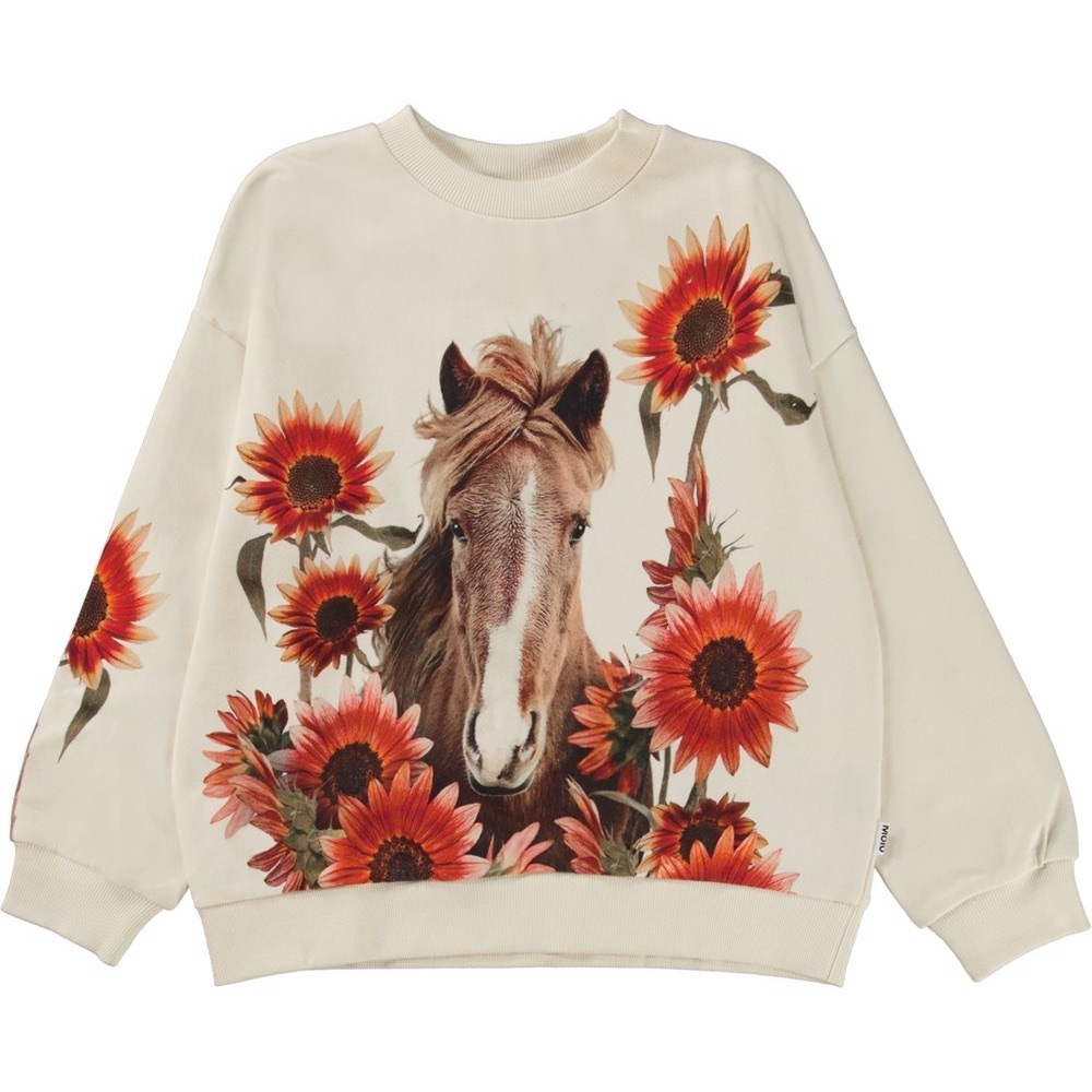 Molo Mika Red Sunflower Horse - Picture 8 of 8